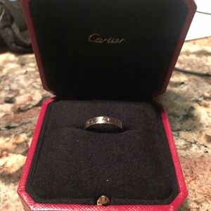 Cartier love wedding band